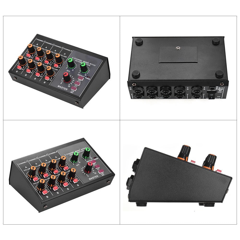 Upgraded 8 channel audio mixer hub home microphone