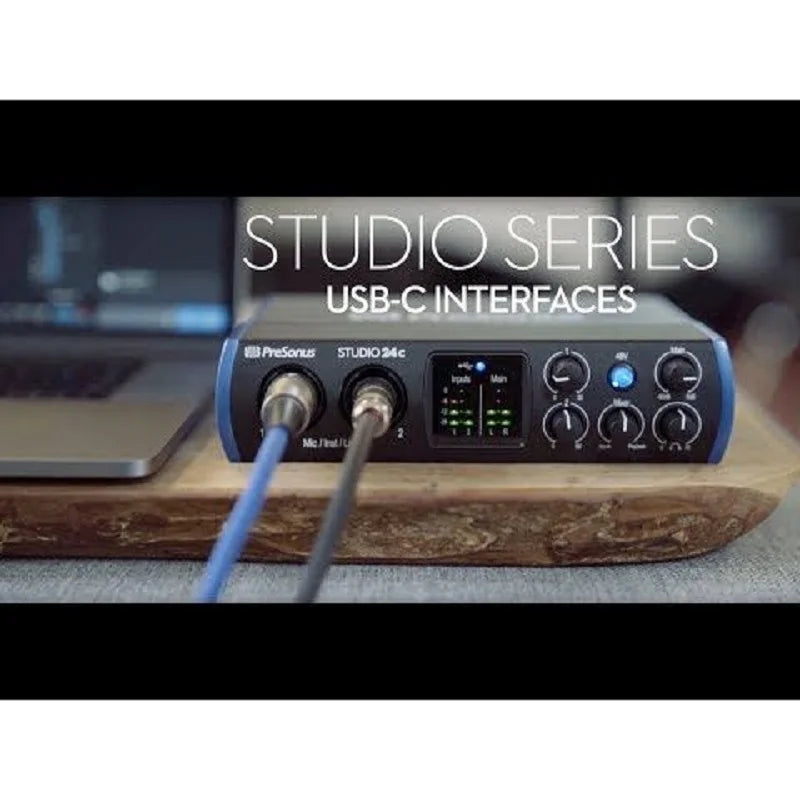 Applicable PreSonus Studio 24c audio interface