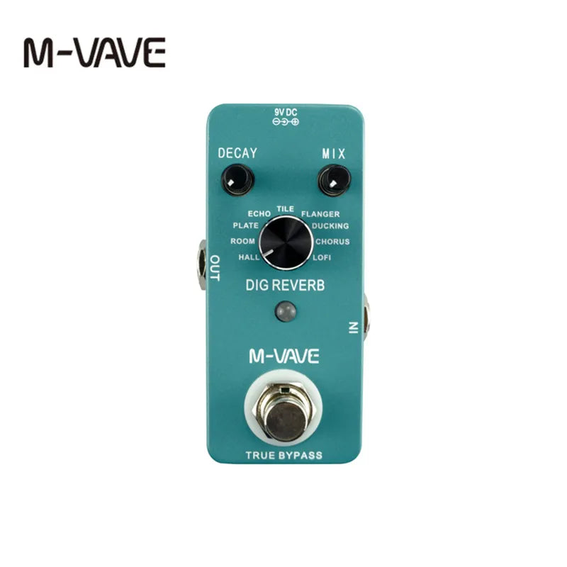 M-VAVE DIG REVERB Guitar Effect Pedal 9 Reverb