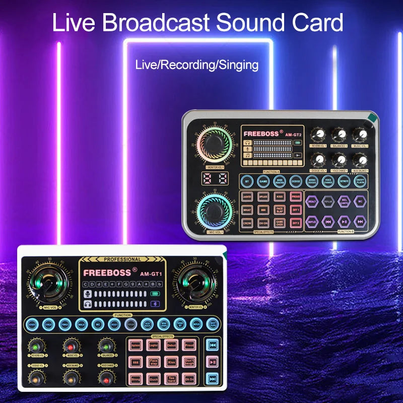 Live Stream Audio Interface Kit Sound Card
