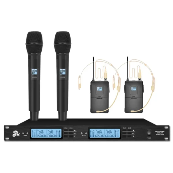 Professional UHF wireless microphone