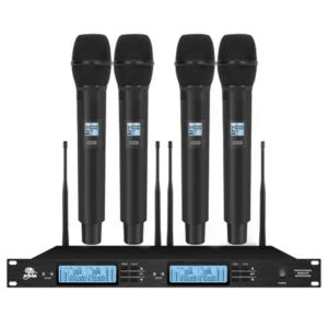 Professional UHF wireless microphone system