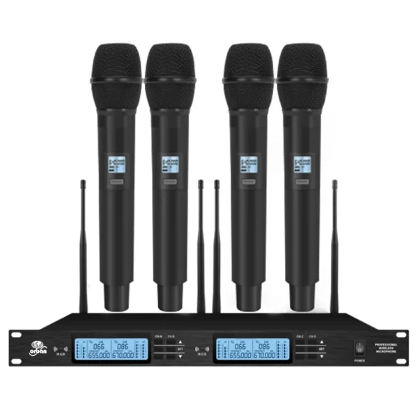 Professional UHF wireless microphone