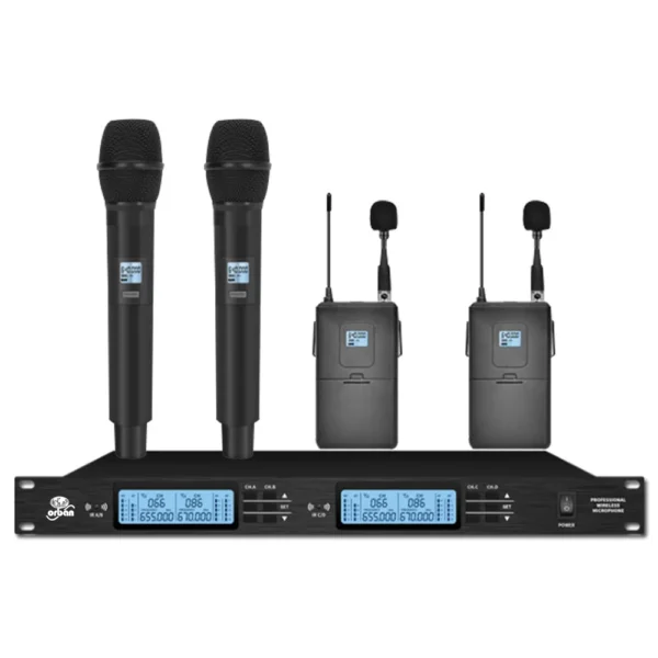 Professional UHF wireless microphone