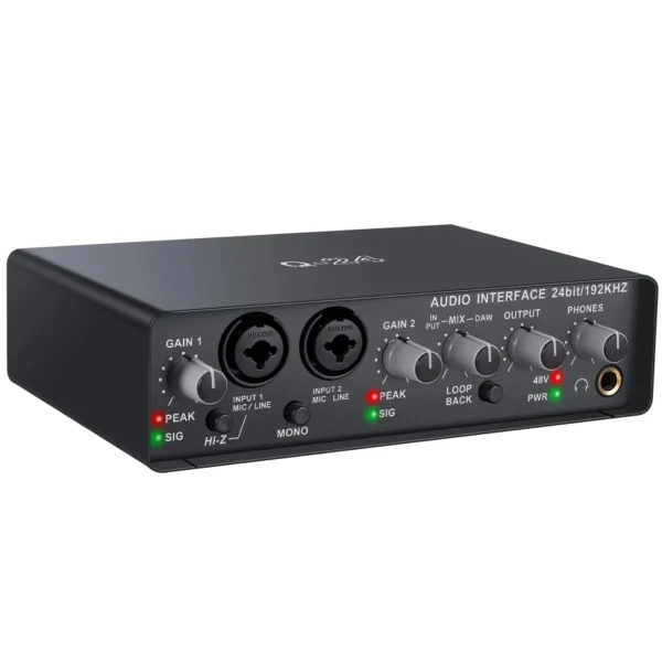 Q-24 Q-22 Q-12 Audio Interface Sound Card